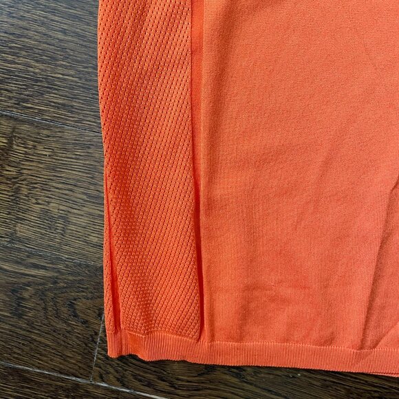 New(without tag) Pink Tartan Orange Crew Neck Slinky Sweater-Large - Picture 5 of 8